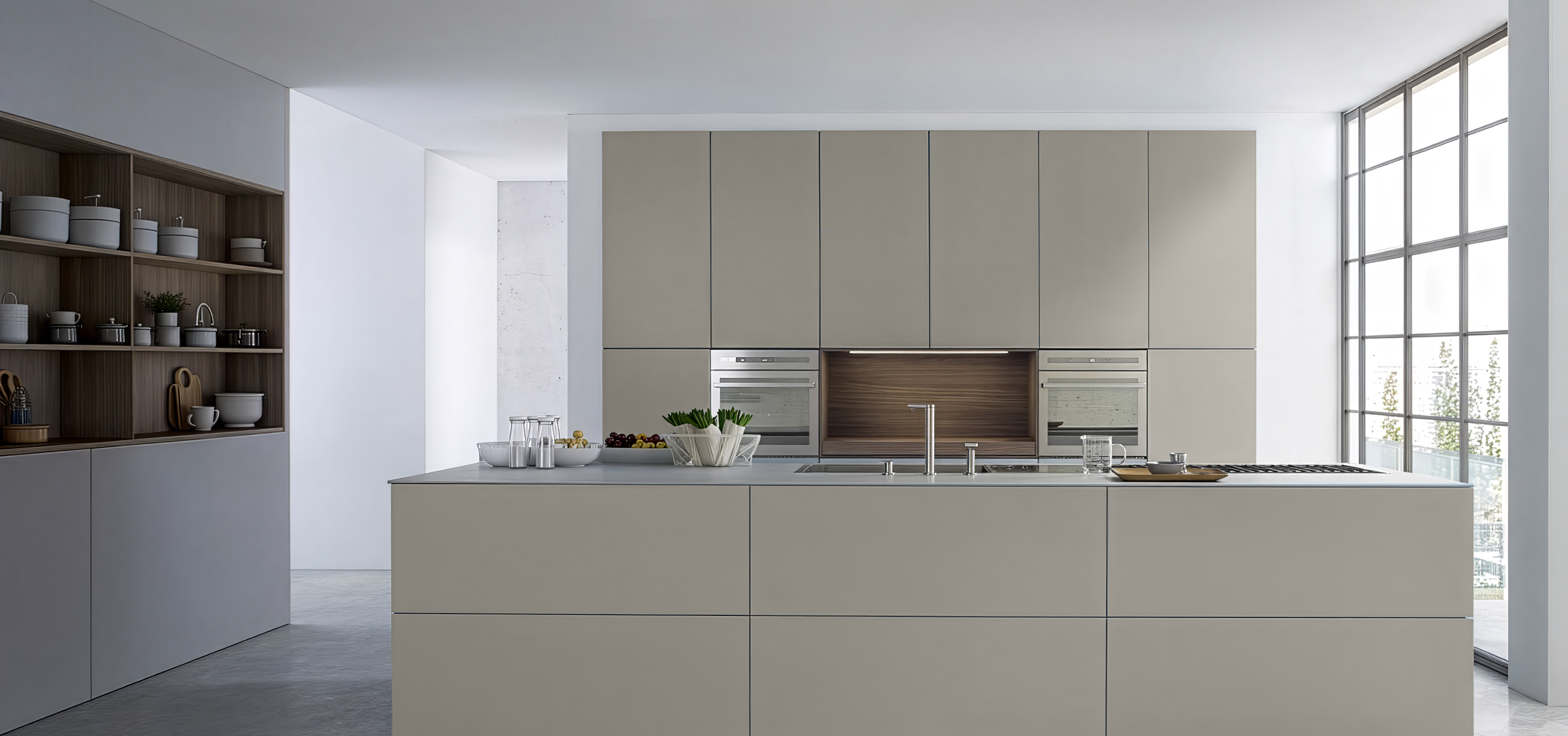 Bespoke Gacaferi kitchen — handcrafted modular kitchen system